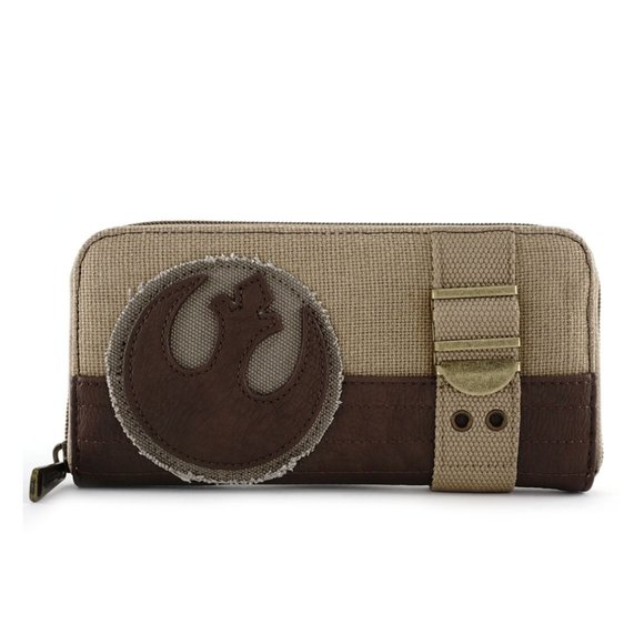 Loungefly SW The Force Awakens Rebel Canvas Wallet - Picture 5 of 8